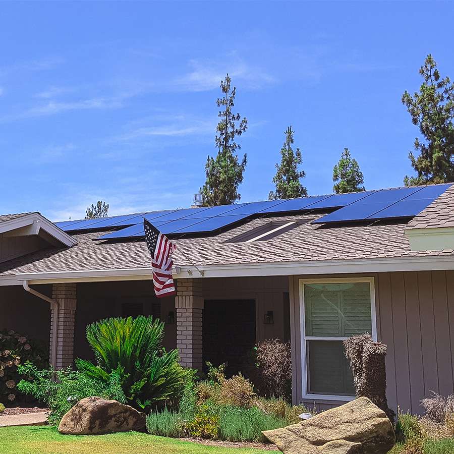 Home solar array