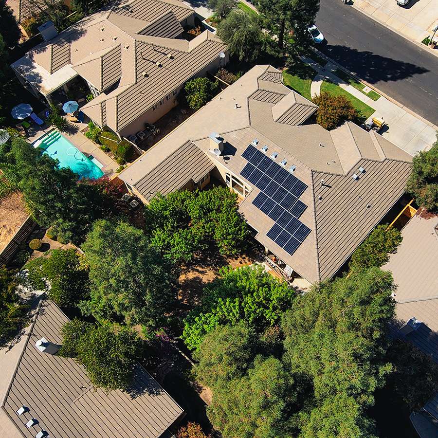 Fresno Home with Solar array