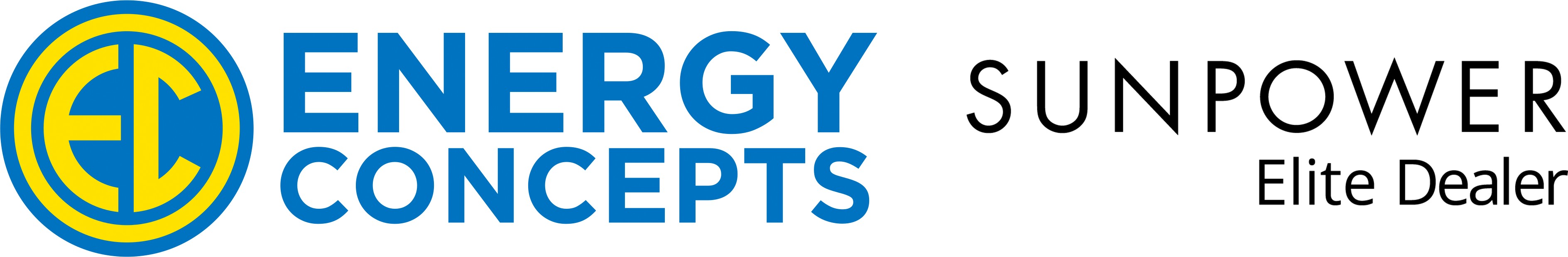 Energy Concepts Logo with SunPower Elite badge